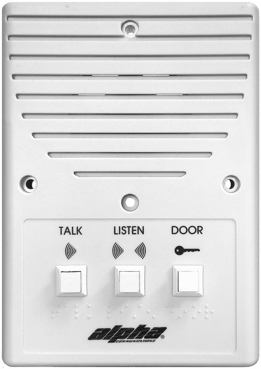 Alpha Communications IS204A | 4 Wire Surf/Flush Station - Plas.