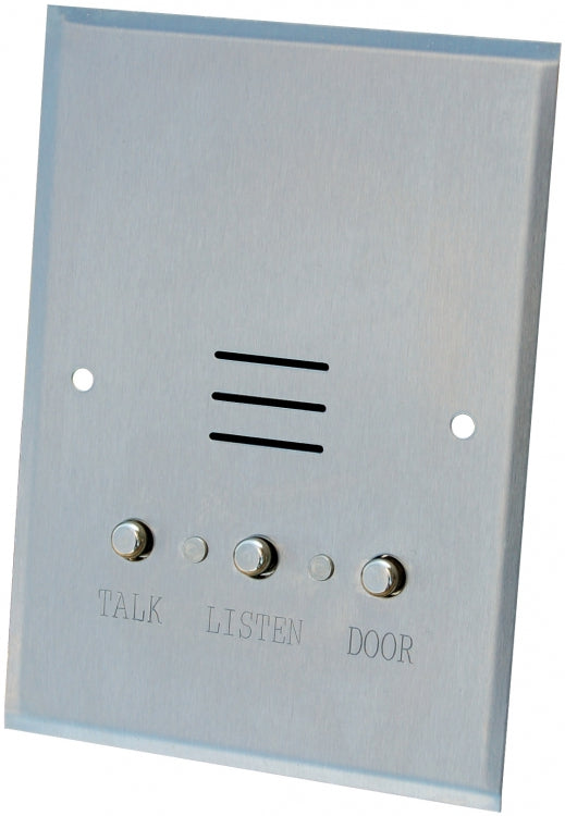 Alpha Communications IS407C | 4 Wire Apt Station - Met Buttion - Stainless Steel