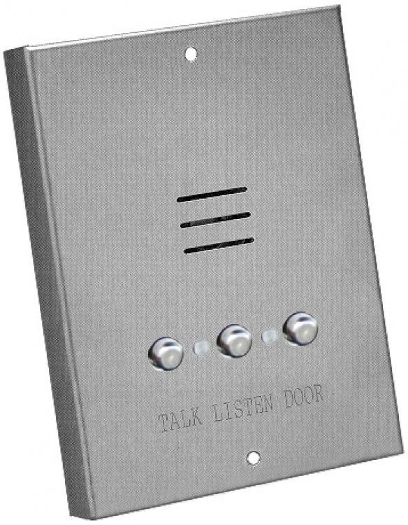 Alpha Communications IS407S | 4 Wire Apt Station - Metal Button - Surface
