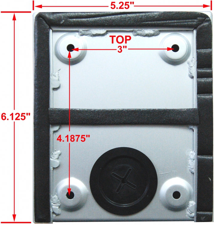 Alpha Communications N871/AL | 1Hx1W Surface Backbox - NEXA + RAINHD