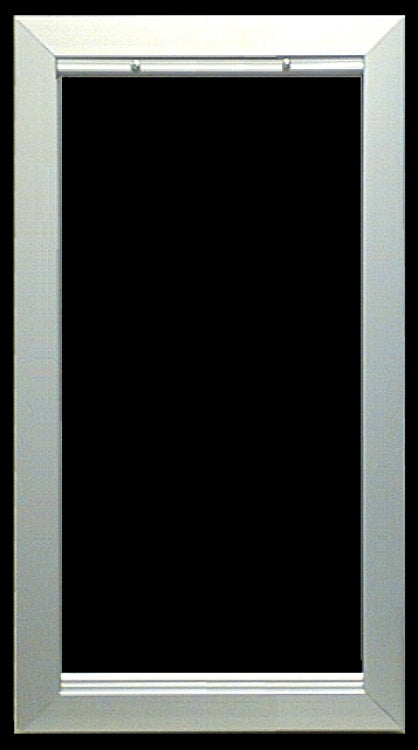 Alpha Communications OF202 | 2 Gang Panel Frame, Nat. Alum.