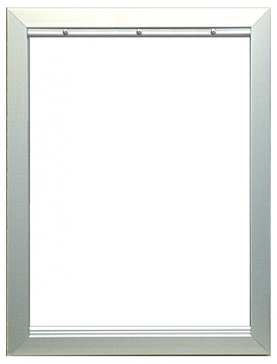 Alpha Communications OF203 | 3 Gang Panel Frame, Nat. Alum.