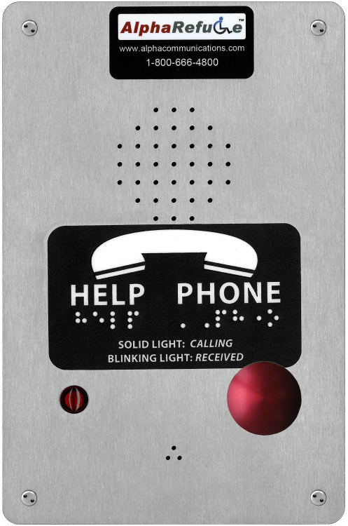 Alpha Communications RCB2100SRM | Mush Call Box - Surface - Stainless Steel- 24V