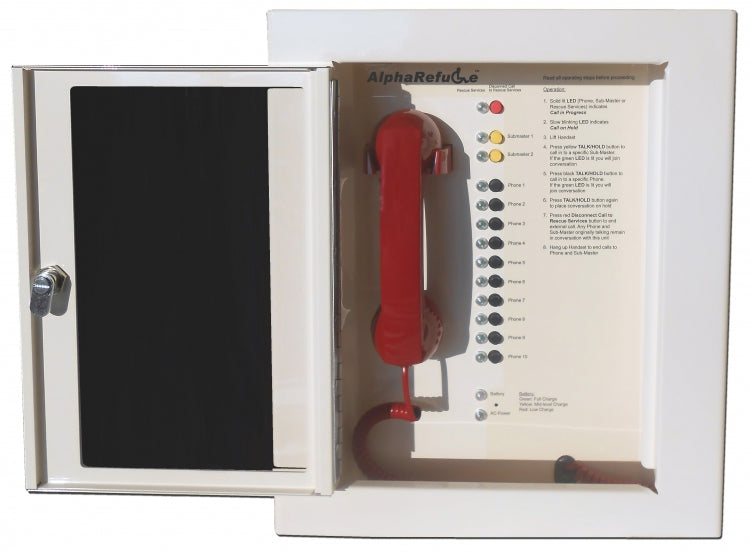 Alpha Communications RCC2510CS | 10 Station Call Center - Surface Cabinet