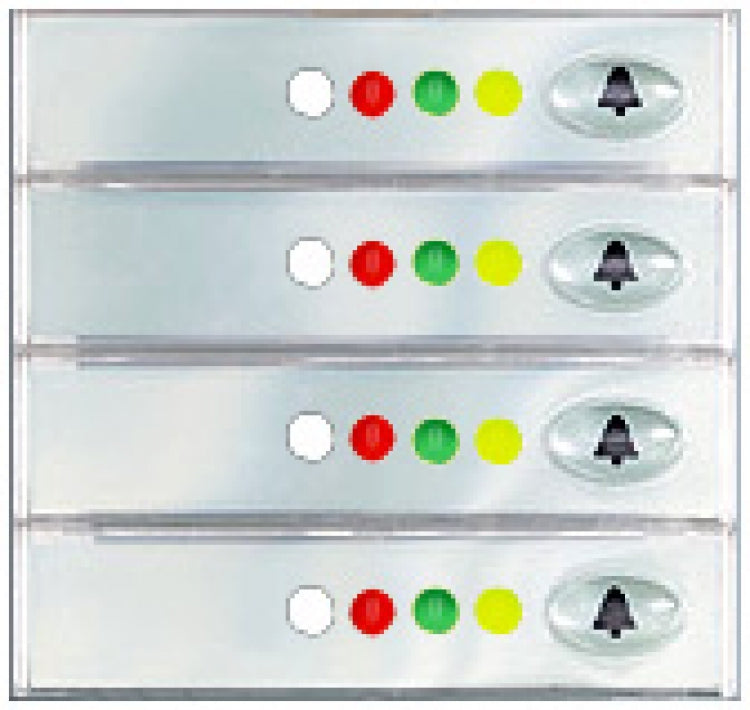 Alpha Communications RSM404 | 4 Stat. LED Room Status Module