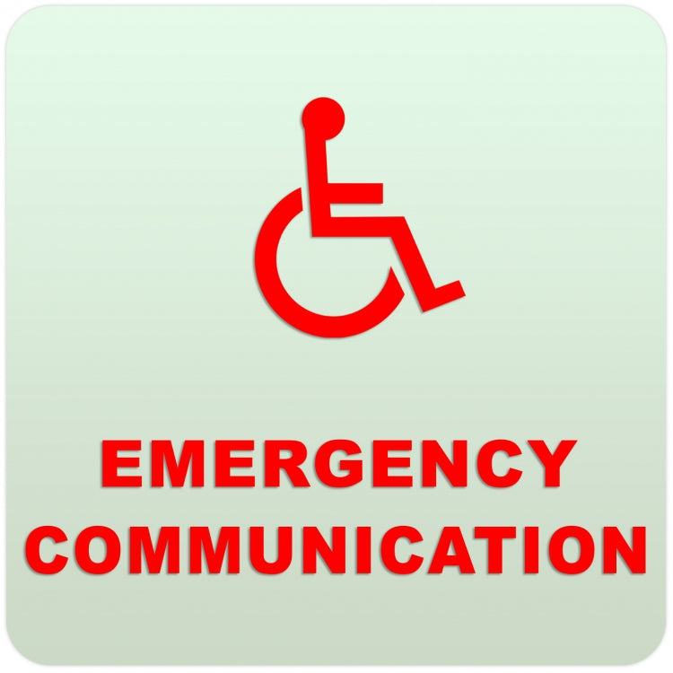 Alpha Communications RSN7041E | 8"X 8" Photolumines Ecomm Sign