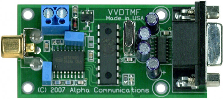 Alpha Communications VVDTMF | DTMF To RS232 Decoder Board