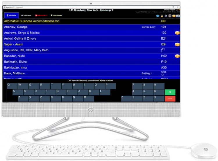 Alpha Communications WINPC/TS23 | Windows PC + 23" Touchscreen Mon