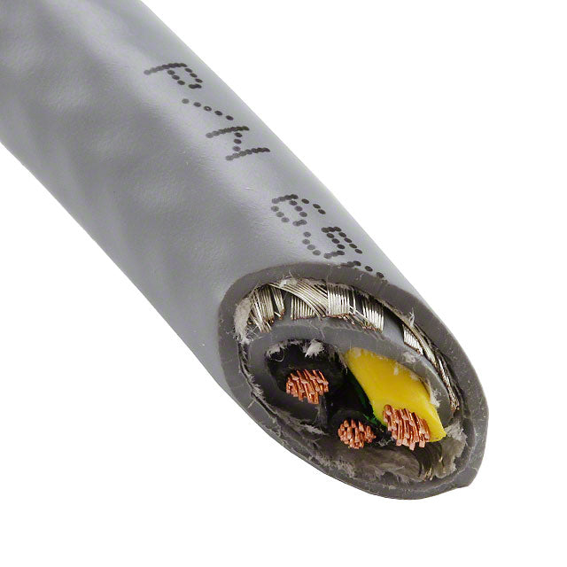 Alpha Wire 65603CY SL002 | Cable 3 Conductor 16 AWG Slate Shld 500'