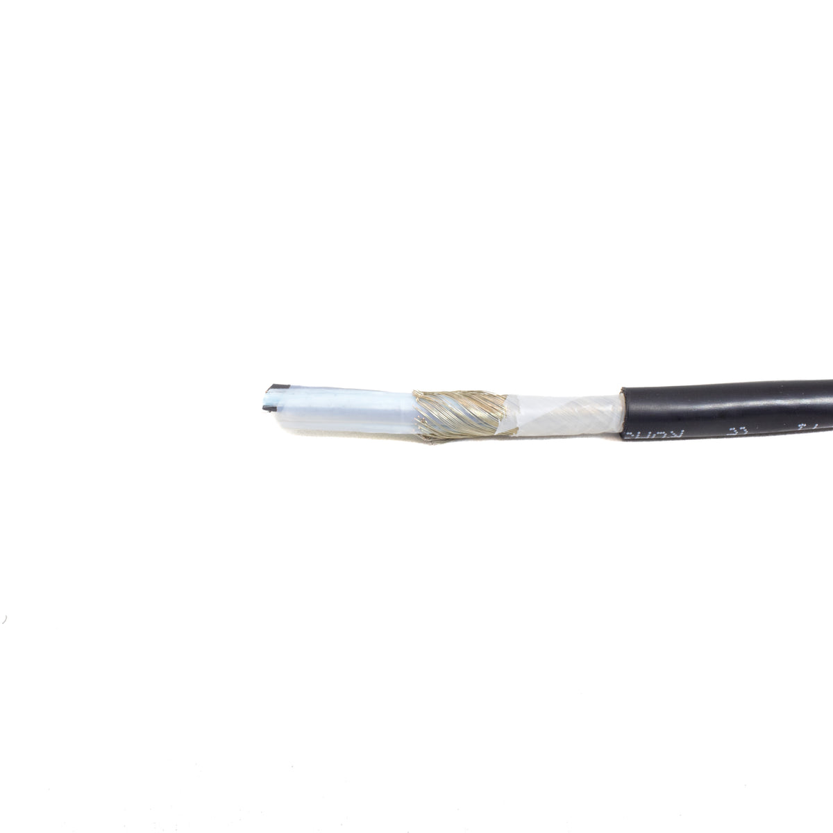 Alpha Wire 87403CY BK199 | 16-3C STR BC TPE STNC Spiral Shield 80°C 600V