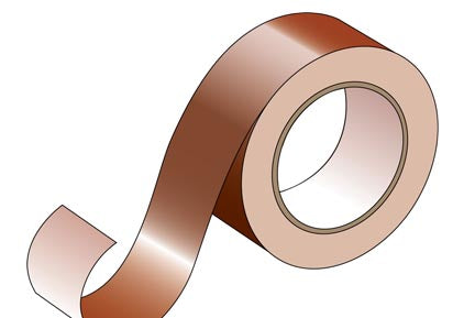 Alpha Wire CST5 NC087 | Shielding Tape, Copper, 0.5", 36 Yd, UL 510