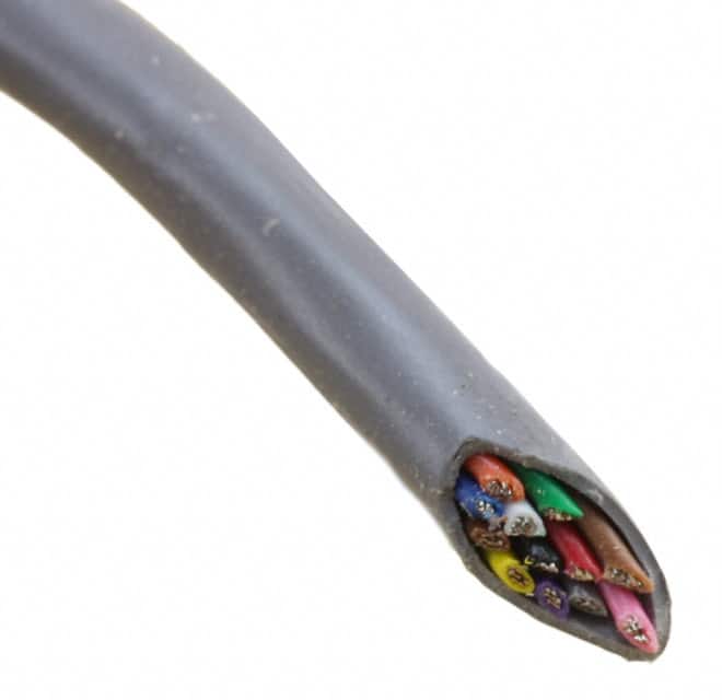 Alpha Wire 1181C SL001 | 12 Conductor Multi-Conductor Cable Slate 22 AWG 1000.0' (304.8m)