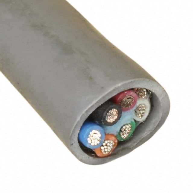 Alpha Wire 5386C SL001 | 6 Conductor Multi-Conductor Cable Slate 18 AWG Foil 1000.0' (304.8m)