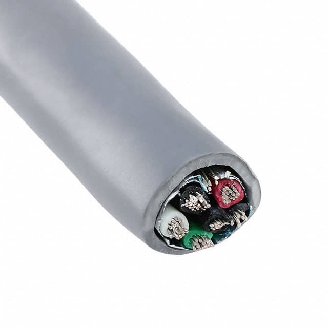 Alpha Wire 5473C SL005 | 6 (3 Pair Twisted) Conductor Multi-Pair Cable Slate 24 AWG Foil 100.0' (30.5m)