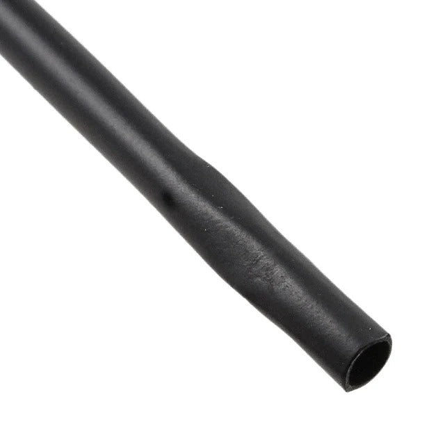 Alpha Wire F1051/8 BK008 | Heat Shrink Tubing, Flexible 0.125" (3.18mm) 2 to 1 Black 25.0' (7.6m)