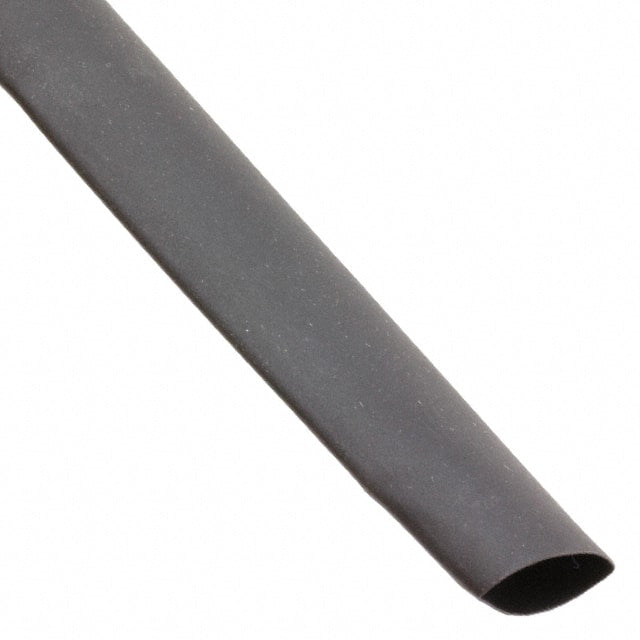 Alpha Wire F2213/16 BK103 | Heat Shrink Tubing, Flexible 0.187" (4.75mm) 2 to 1 Black 4.00' (1.22m)