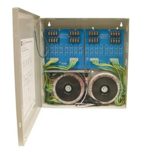 Altronix ALTV2416CBI220 | CCTV Power Supply, 16 Isolated PTC Class 2 Outputs, 24VAC @ 25A, 220VAC, BC300 Enclosure
