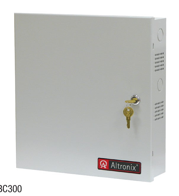 Altronix BC300 | Enclosure, 13.5"H x 13"W x 3.25"D, Grey, 19 Gauge, Indoor