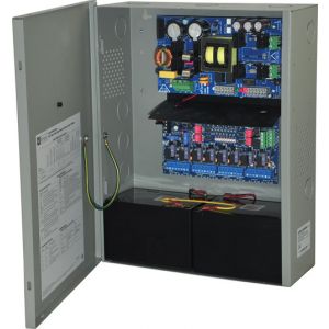 Altronix EFLOW104NKA8 | Dual Output Power Supply/Charger, 8 Fuse Protected Auxiliary Class 2 Power-limited Outputs
