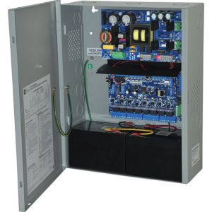 Altronix EFLOW104NKA8QM | Networkable Dual Output Power Supply/Charger, 8 Fuse Protected Auxiliary Class 2 Power-limited Outputs