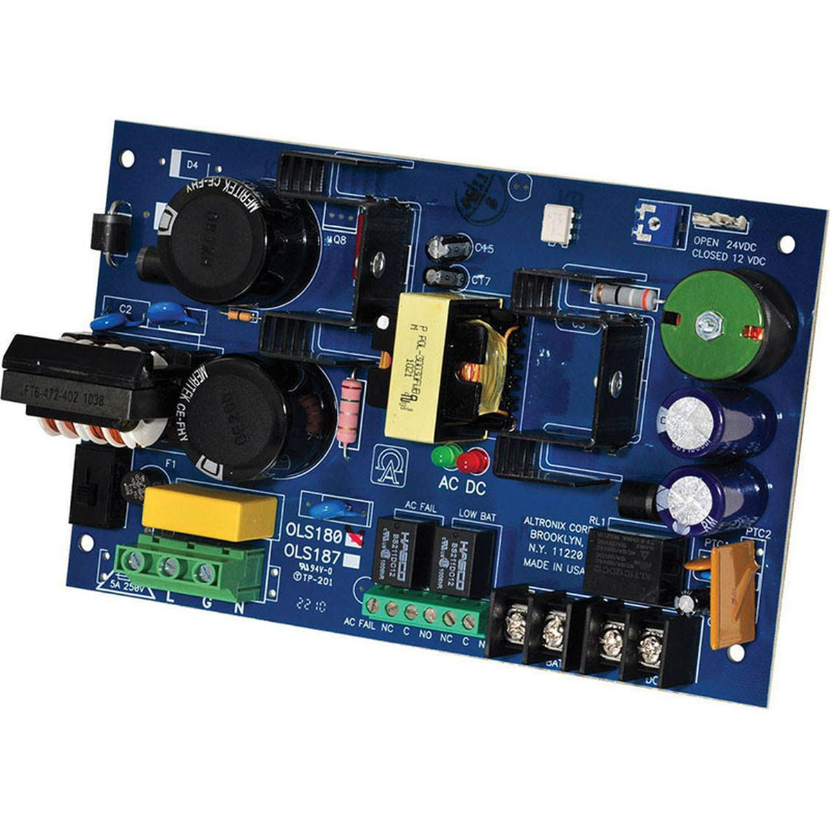 Altronix OLS187 | 12/24 VDC 6A Single Output Power Supply Charger