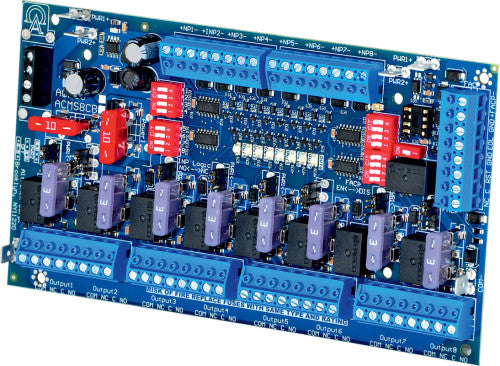 Altronix ACMS8 | Dual Input Access Power Controller, 8 Fuse Protected Outputs, Board