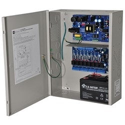 Altronix AL1012ACMCB220 | Access Power Controller with Power Supply/Charger, 8 PTC Class 2 Relay Outputs, 12VDC @ 10A, FAI, 220VAC, BC400 Enclosure