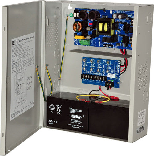 Altronix AL1024ULXPD4 | Power Supply Charger, 4 Fused Outputs, 24VDC @ 10A, 115VAC, BC400 Enclosure