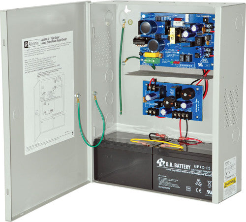 Altronix AL400UL3X | Power Supply Charger, 3 PTC Class 2 Outputs, 5/12/24VDC @ 1.75/1.75/1.5A, 115VAC, BC400 Enclosure