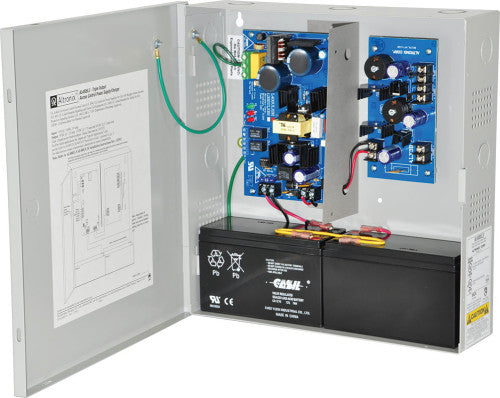 Altronix AL400UL3 | Power Supply Charger, 3 PTC Class 2 Outputs, 5/12/24VDC @ 1.75/1.75/1.5A, 115VAC, BC300 Enclosure