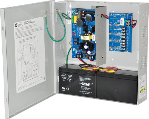 Altronix AL400ULPD4 | Power Supply Charger, 4 Fused Outputs, 12/24VDC @ 4A, 115VAC, BC300 Enclosure
