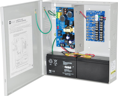 Altronix AL400ULPD8 | Power Supply Charger, 8 Fused Outputs, 12/24VDC @ 4A, 115VAC, BC300 Enclosure