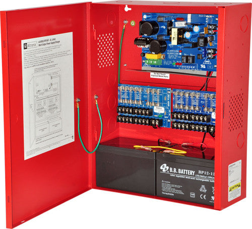 Altronix AL400ULXPD16R | Power Supply Charger, 16 Fused Outputs, 12/24VDC @ 4A, 115VAC, BC400 Enclosure