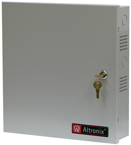 Altronix ALTV1224DC | CCTV Power Supply, 8 Fused Outputs, 12/24VDC @ 4A, 115VAC, BC300 Enclosure