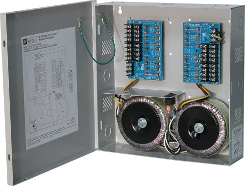 Altronix ALTV2416600 | CCTV Power Supply, 16 Fused Outputs, 24VAC/28VAC @ 28A, 115VAC, BC300 Enclosure