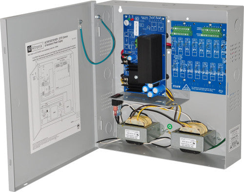 Altronix ALTV615DC1016CB | CCTV Power Supply, 16 PTC Outputs, 6-15VDC @ 10A, 115VAC, BC300 Enclosure