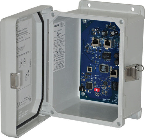 Altronix EBRIDGE200WPM | EoC or Long Range Ethernet 2 Port Transceiver, Outdoor, Passes PoE/PoE+/Hi-PoE 60W from Receiver, Requires Compatible Receiver