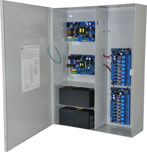 Altronix MAXIMAL75 | Access Power Controller w/ Power Supply/Chargers, 16 Fused Relay Outputs, 1 P/S 24VDC @ 9.7A & 1 P/S 12VDC @ 9.5A, 115VAC, BC800 Enclosure