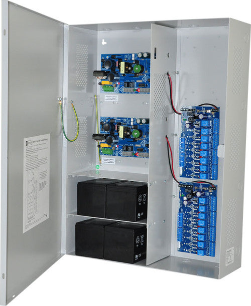 Altronix MAXIMAL77FDV | Access Power Controller with Power Supply/Chargers, 16 PTC Class 2 Relay Outputs, Dual 24VDC P/S @ 9.7A each, FAI, LinQ2 Ready, 220VAC, BC800 Enclosure