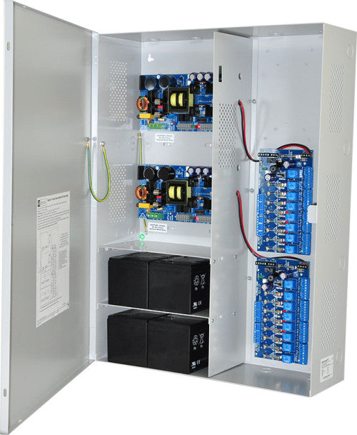 Altronix MAXIMAL77FV | Access Power Controller with Power Supply/Chargers, 16 Fused Relay Outputs, Dual 24VDC P/S @ 9.7A each, FAI, LinQ2 Ready, 220VAC, BC800 Enclosure