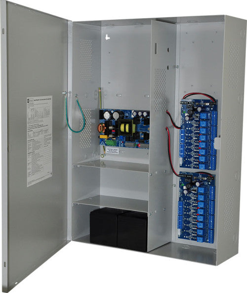 Altronix MAXIMAL7FDV | Access Power Controller with Power Supply/Charger, 16 PTC Class 2 Relay Outputs, 24VDC @ 9A, FAI, LinQ2 Ready, 220VAC, BC800 Enclosure