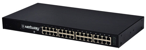 Altronix NETWAY16G | Network Managed PoE Midspan, 16 Port, 10/100/1000, 30W per port (480W total power), Battery Charging, 115/230VAC Input