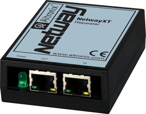 Altronix NETWAYXT | Ethernet Extender, 1 Port, 10/100, Passes PoE, Extends Data additional 100m