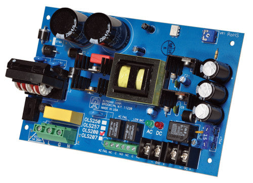 Altronix OLS200 | Power Supply Charger, Single Output, 12VDC @ 10A, 115VAC, Board