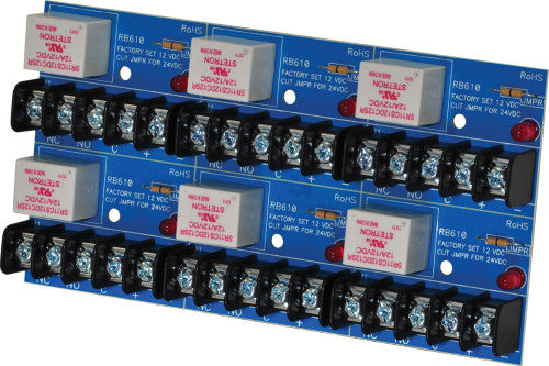 Altronix RB610 | Relay Module, Breakaway, 6 - 12/24VDC, SPDT @ 10A - 120VAC/28VDC