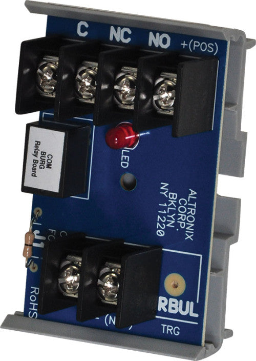 Altronix RBUL | Relay Module, Ultra Sensitive, 12/24VDC, SPDT Contacts @ 1A - 28VDC