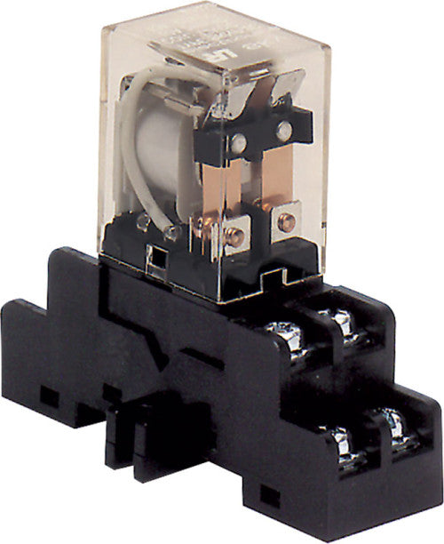 Altronix RDC24 | Relay and Base Module, 24VDC, DPDT Contacts @ 10A - 220VAC/28VDC, DIN Rail Mountable