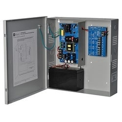 Altronix SMP10PM12P4CB | Power Supply Charger, 4 PTC Outputs, 12VDC @ 10A, 115VAC, Supervision, BC300 Enclosure