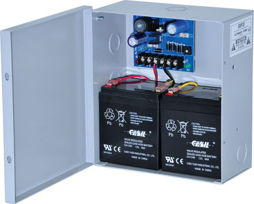 Altronix SMP3E | Power Supply Charger, Single Output, 6/12/24VDC @ 2.5A, 16-28VAC, BC100 Enclosure