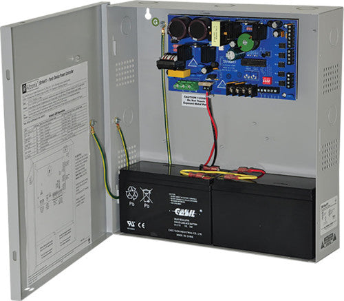 Altronix STRIKEIT1V | Panic Device Controller / Power Supply/Charger, 24VDC @ 16A in-Rush, Aux. Output, FAI, 220VAC, BC300 Enclosure